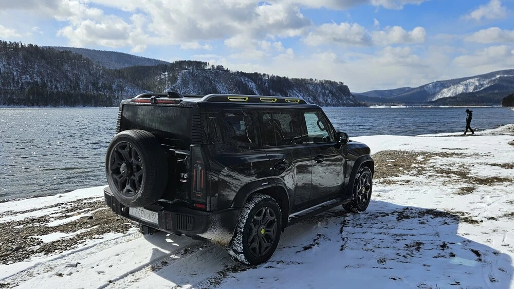 Jetour t2 с автоматом Discovery тест сбоку сзади бездорожье