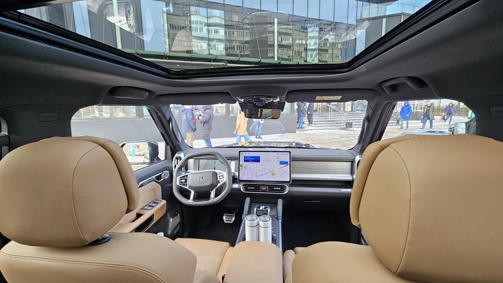 Jetour t2 с автоматом Discovery тест салон интерьер