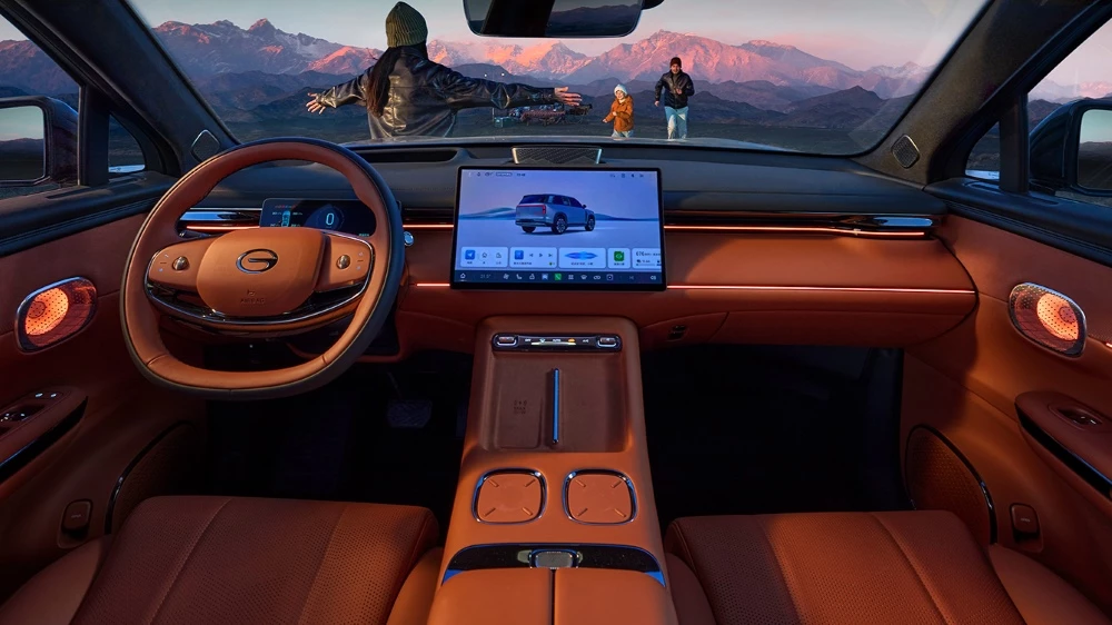 гибридный GAC S7 интерьер