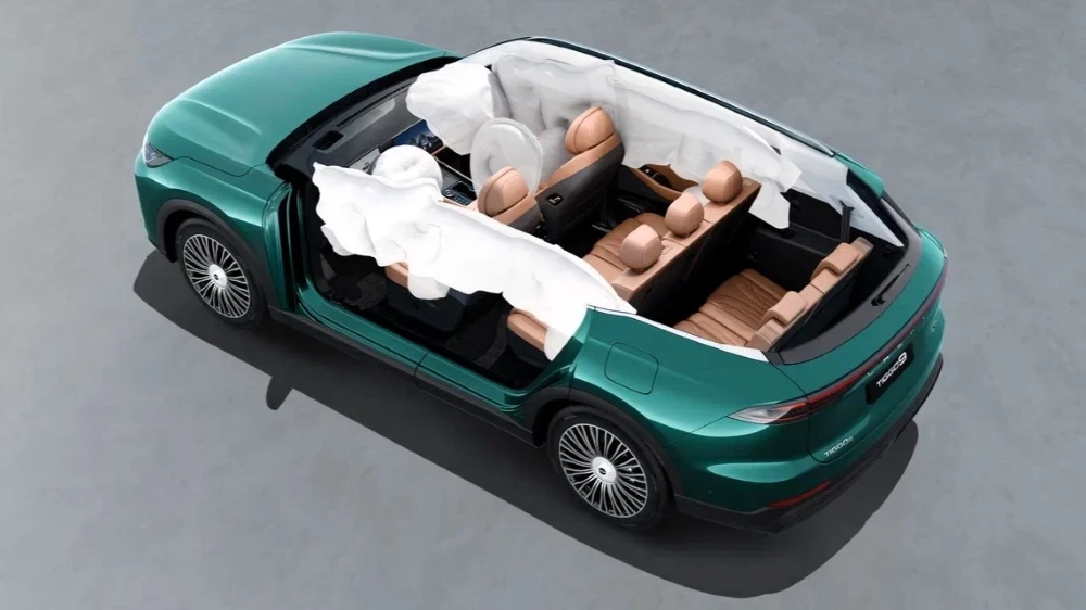 chery tiggo 9 в казахстане сбоку сзади