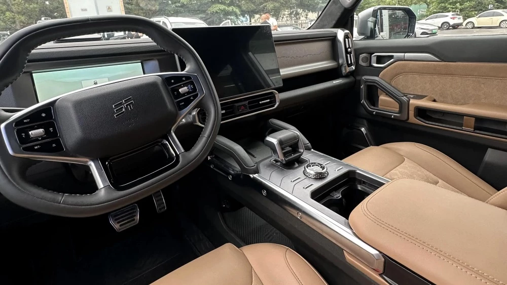 Jetour T2 удлиненный кузов интерьер 7 мест