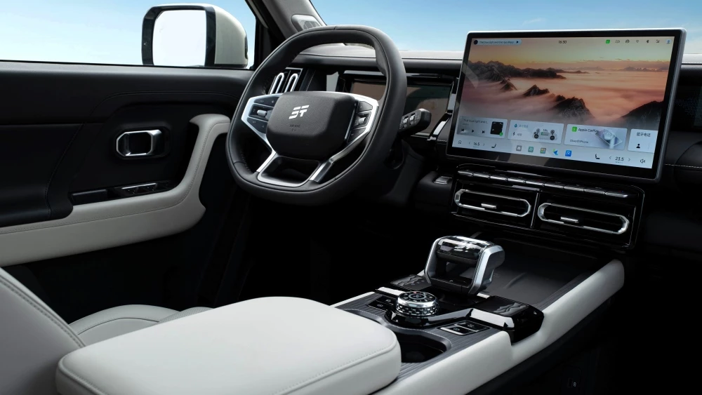 гибридный кроссовер Jetour Shanhai T1 интерьер полный привод