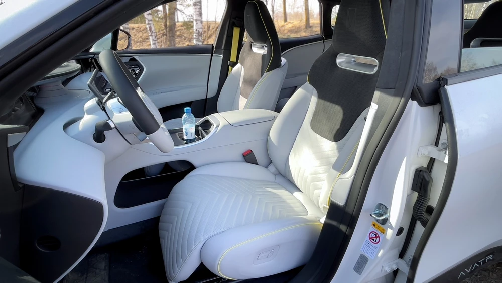 avatr 11 тест салон интерьер первый ряд сиденья кресла