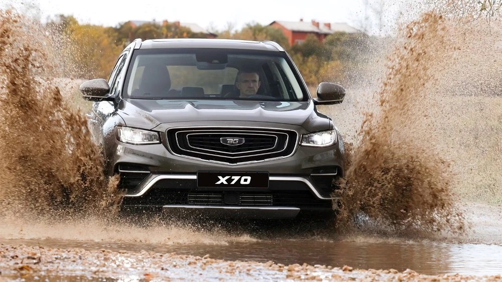 belgee x70 спереди полный привод в динамике на бездорожье бизнес кар