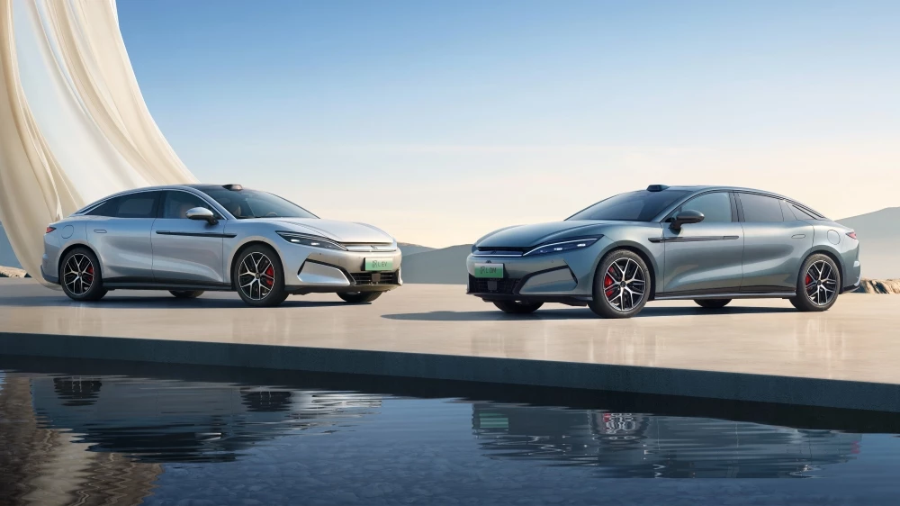Седаны BYD Han L EV DM электрический гибридный