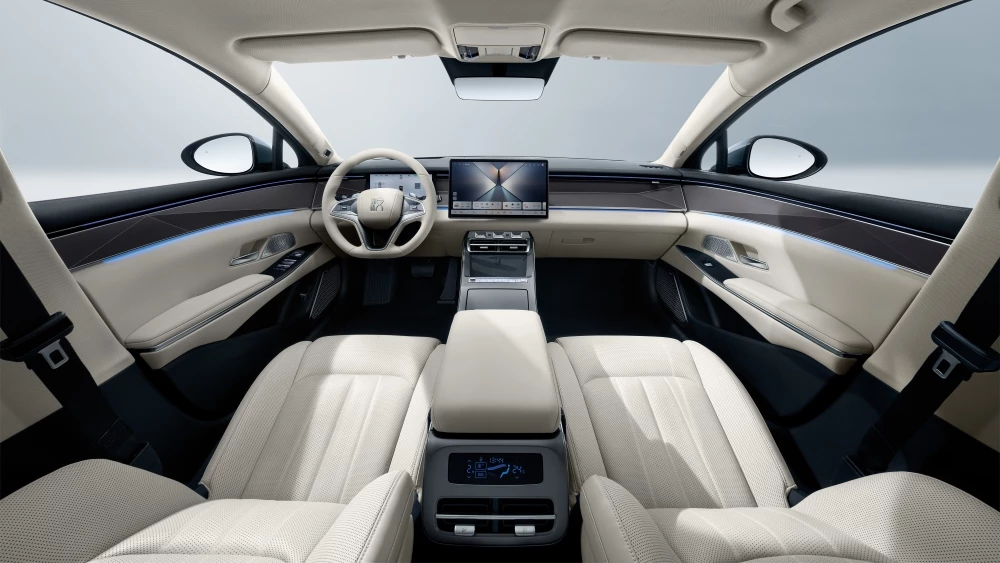 BYD Han L седан интерьер салон