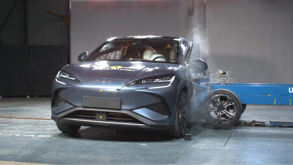 byd sealion 07 ev краш-тест euro ncap результаты пять звезд