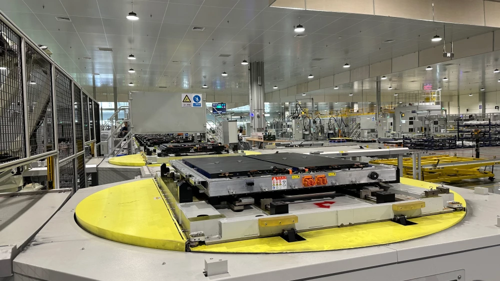 завод changan сборка батареи