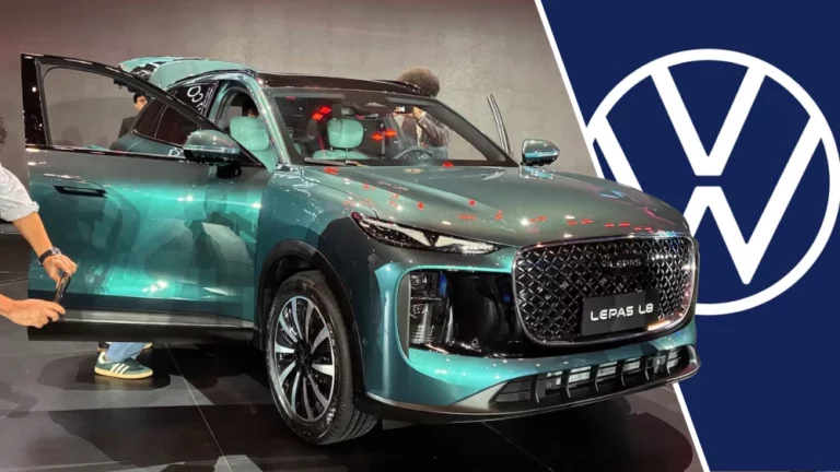 chery volkswagen завод сделка lepas l8 кроссовер сбоку спереди зеленый