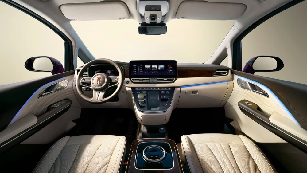 минивэн Hongqi HQ9 салон интерьер