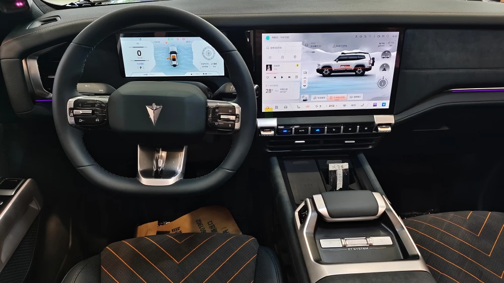 deepal g318 внедорожник гибридный салон