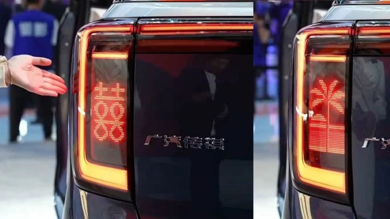 GAC Trumpchi S9 шанхай шанхайский автосалон фонари