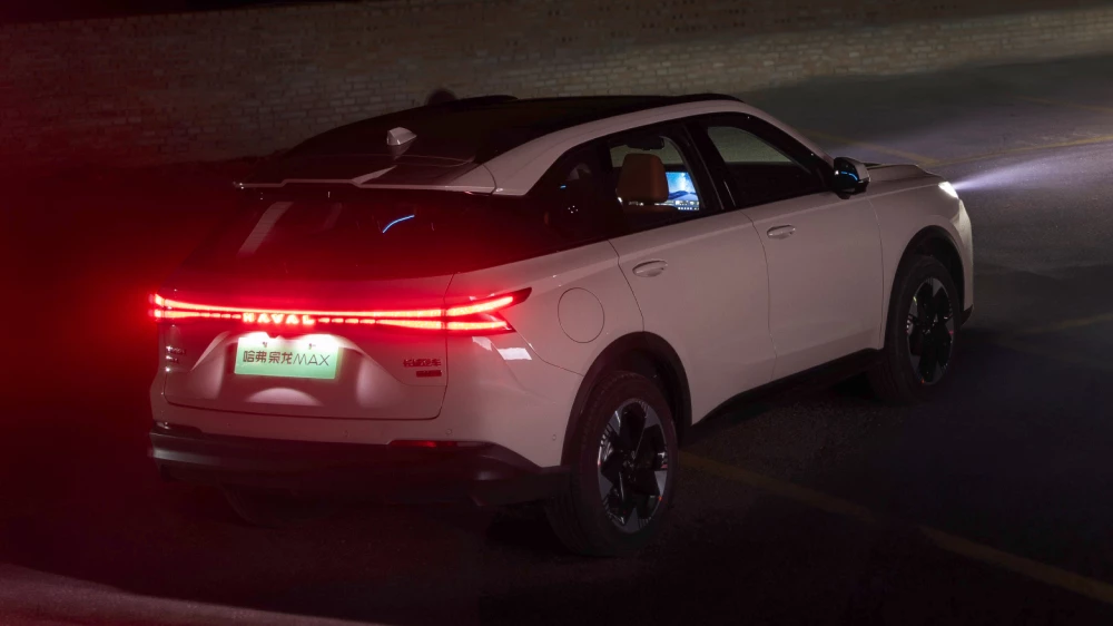 haval f8 xiaolong max старт предзаказов кроссовер сбоку сзади белый
