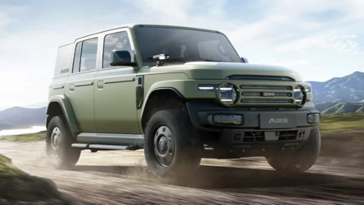 Chery iCar v23 сбоку спереди пакет ретростайлинга bj212