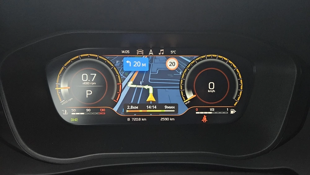 Lada Vesta SW Cross салон интерьер приборная панель