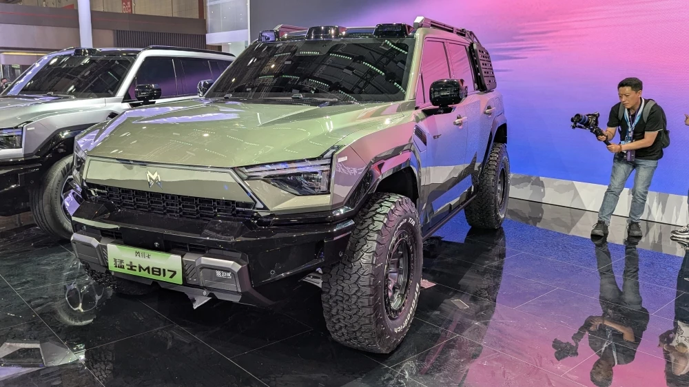 Mengshi M817 спереди шанхай шанхайский автосалон 2025
