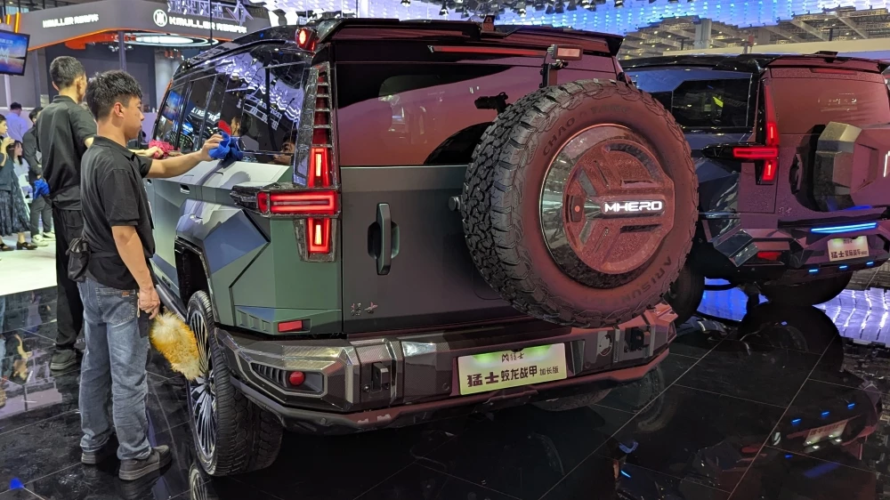 Mengshi M817 сзади шанхай шанхайский автосалон 2025