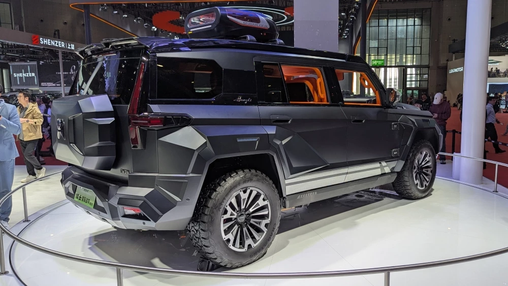 Mengshi M817 сзади  сбоку шанхай шанхайский автосалон 2025