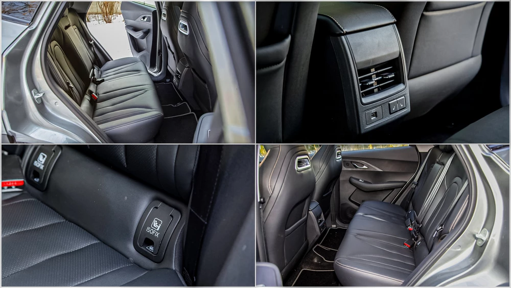 обновленный Omoda C5 FL рестайлинг тест салон интерьер сиденья второй ряд