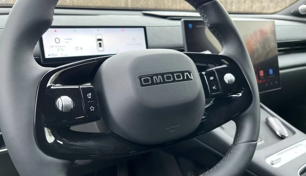 Omoda C7 тест салон интерьер рулевое колесо