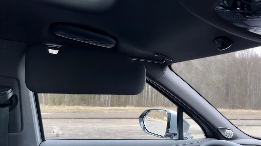 Omoda C7 тест салон интерьер стойка зеркало боковое