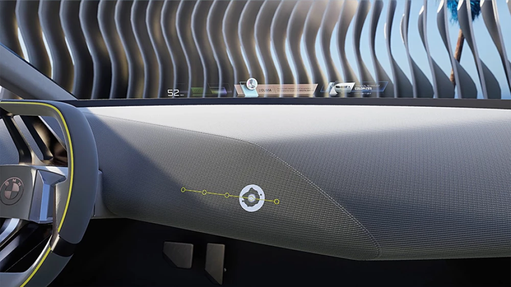bmw i vision dee phud panoramic head-up display проекционный дисплей концепт-кар 2023 год