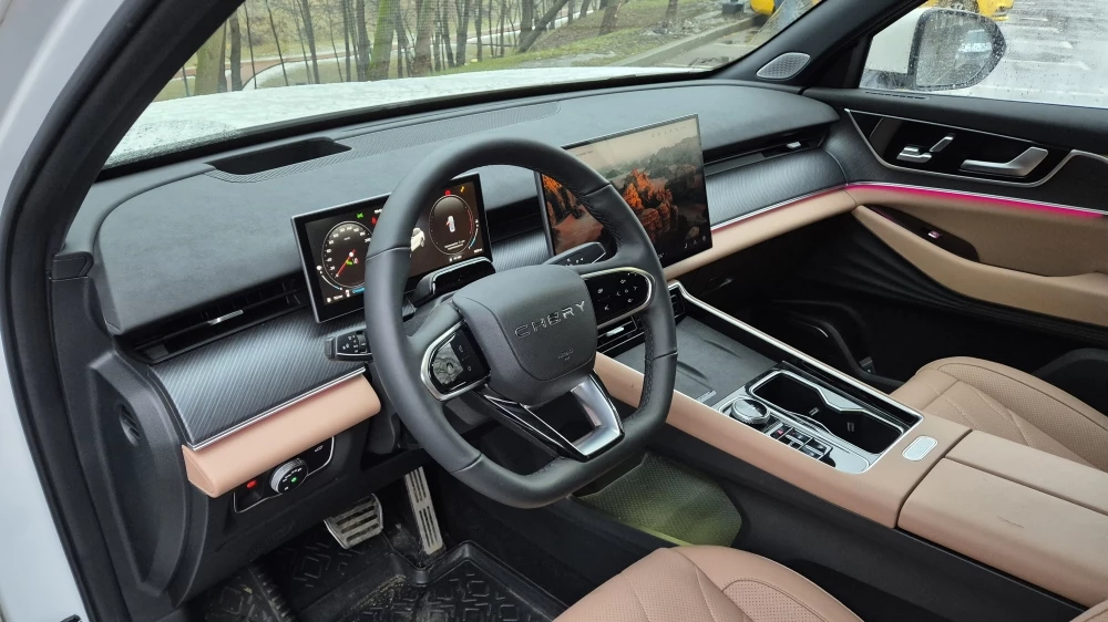 Chery tiggo 9 подкаст тест салон интерьер