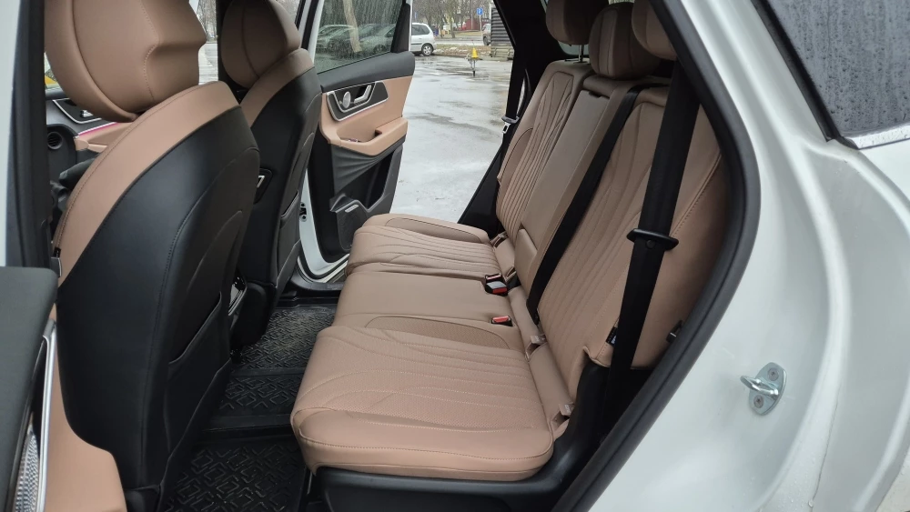 Chery tiggo 9 подкаст тест салон интерьер сиденья второй ряд