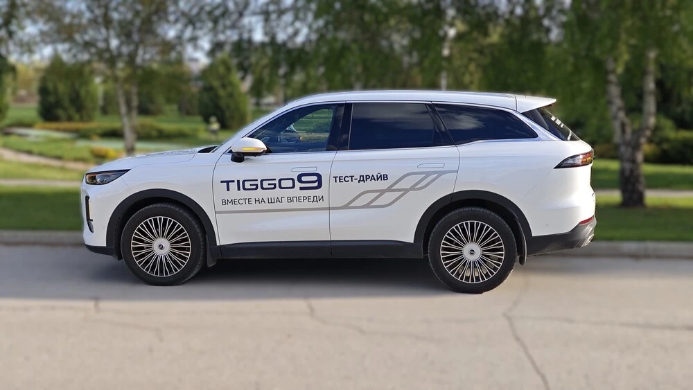 chery tiggo 9 тест мишина сбоку