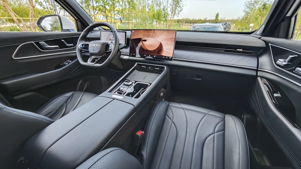 chery tiggo 9 тест мишина салон интерьер