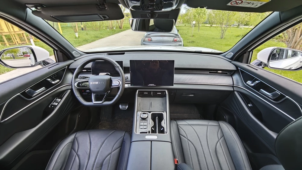 chery tiggo 9 тест мишина салон интерьер