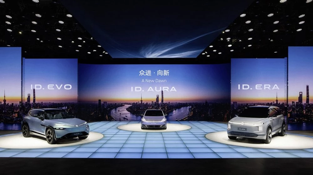 Volkswagen на Шанхайском автосалоне ID Auro Evo Era Шанхай 2025