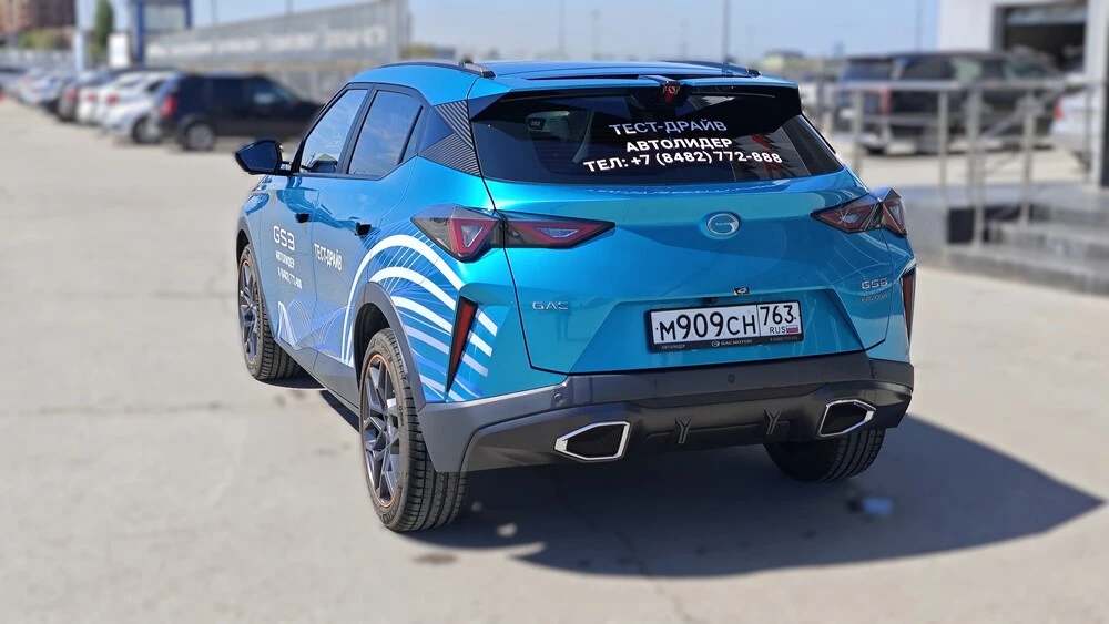 GAC GS3 тест Мишин сбоку сзади у дилера в тольятти