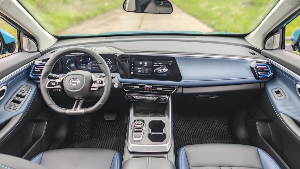 GAC GS3 тест Мишин салон интерьер