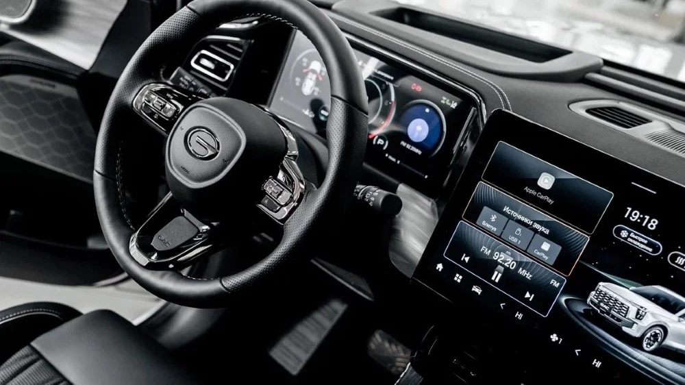 GAC GS8 GX Traveller салон интерьер первый ряд у дилера мартен вологда
