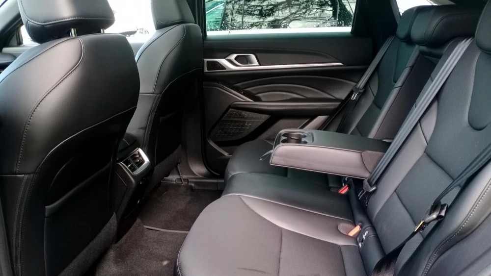 Haval F7x тест салон интерьер сиденья второй ряд