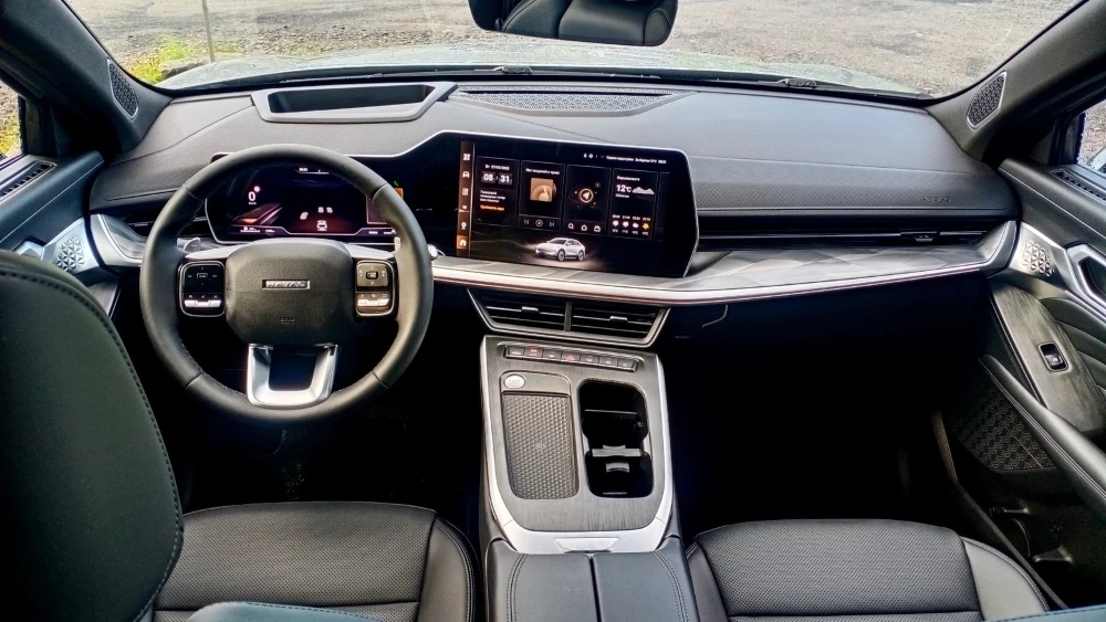Haval F7x тест салон интерьер