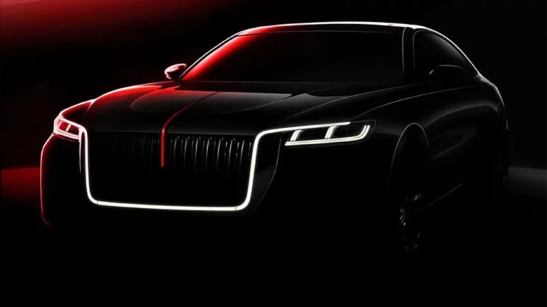 Hongqi седан дизайн Тейлор эскиз тизер