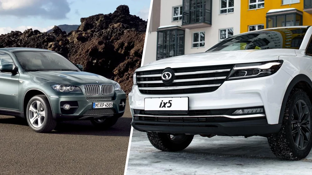 история купе кроссоверов от до bmw x6 dongfeng fengon ix5