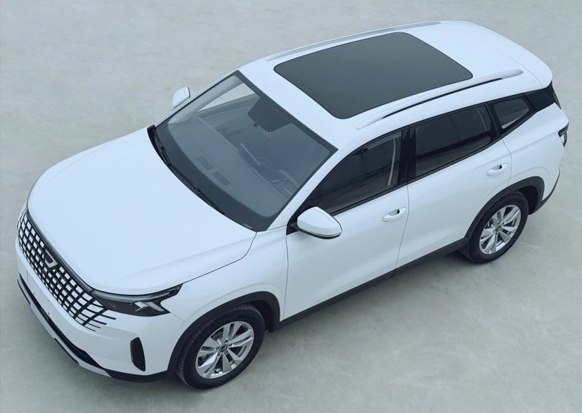 Кроссовер Jetta VS8 сбоку спереди сверху