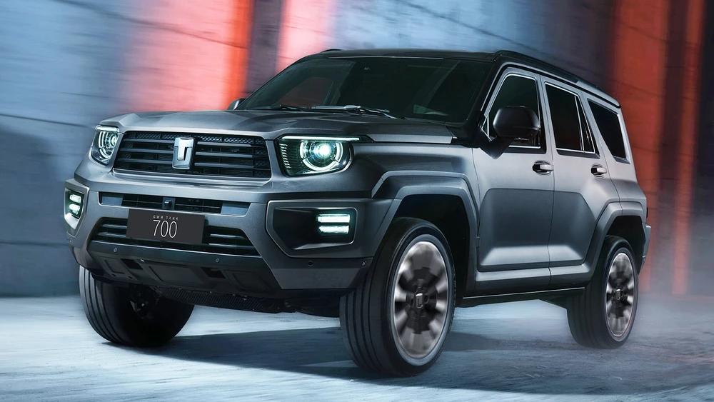 TANK 700 Астана Моторс в Казахстане сбоку спереди