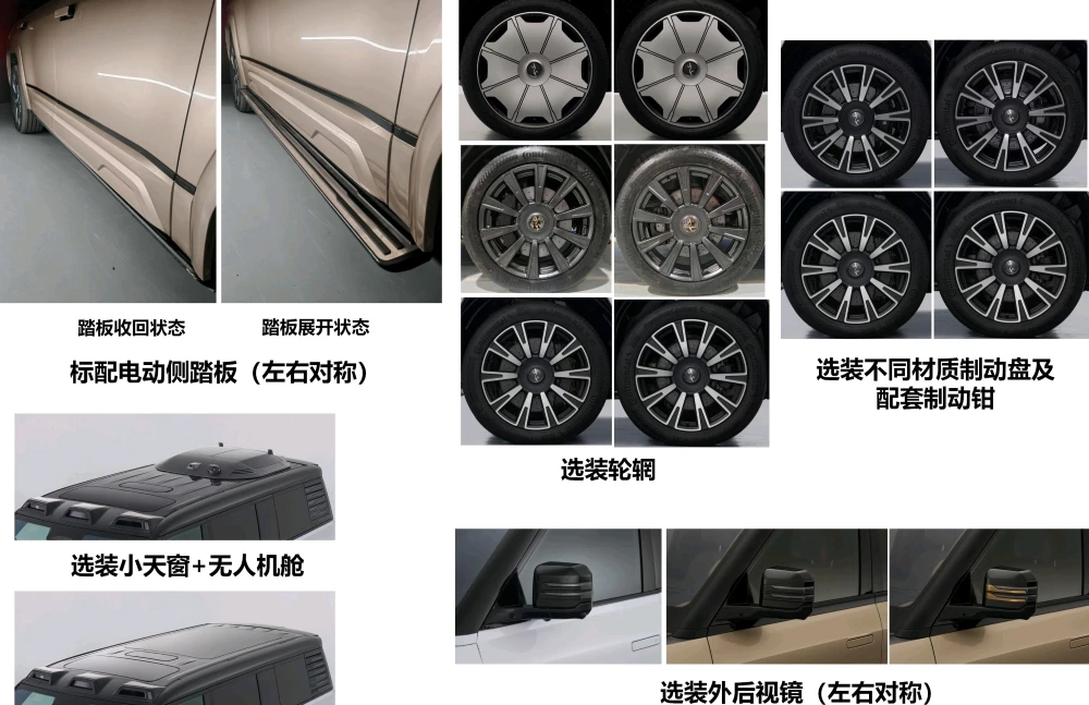 Внедорожник YangWang U8L экстерьер дизайн колесные диски