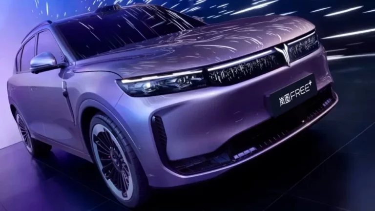 voyah free+ сбоку спереди китай старт продаж