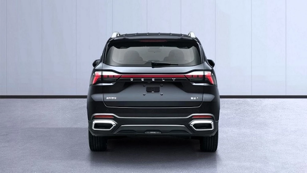 geely okavango кроссовер сзади 1,5-литровый двс