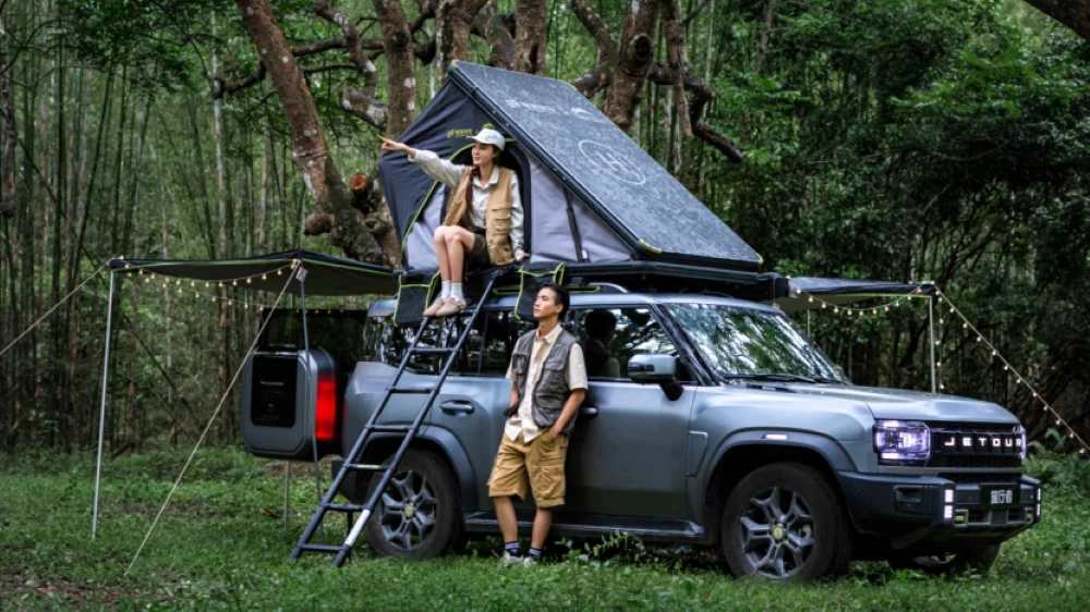 Jetour Traveler T2 сбоку спереди