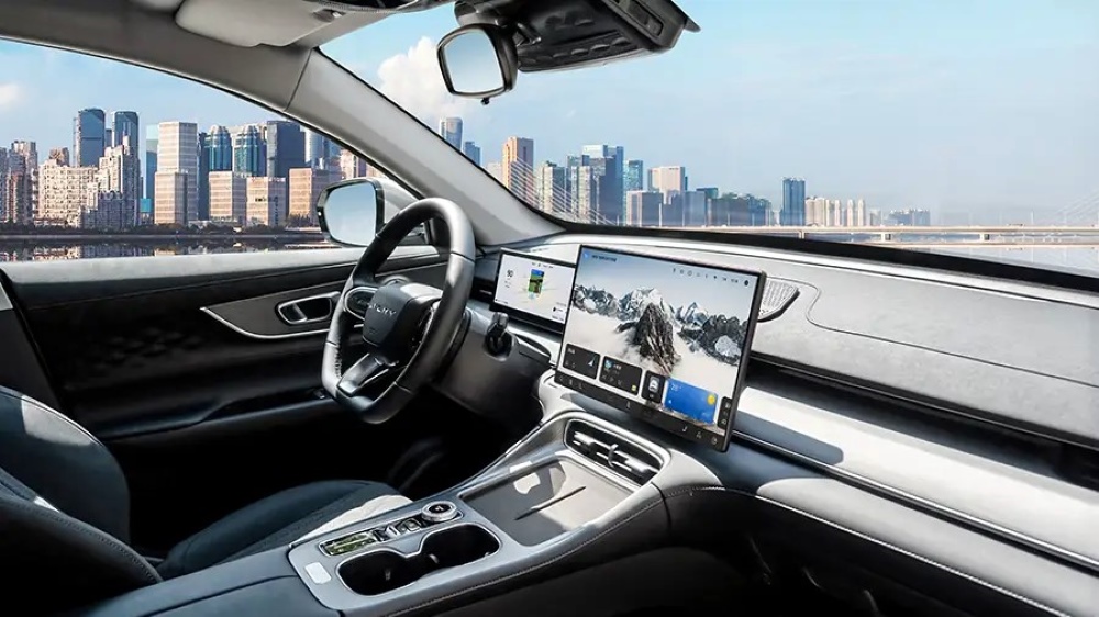 Chery Tiggo 8 Plus 2025 интерьер кроссовер Ride The Wind Edition