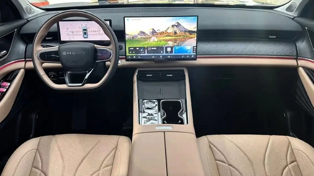 Chery Tiggo 8L 2025 сзади сбоку кроссовер Changhong Edition