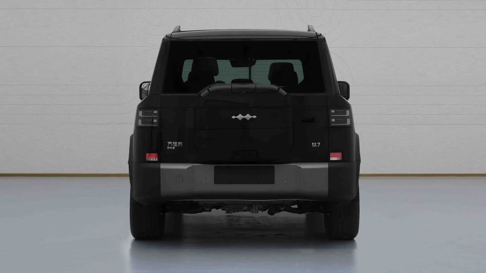 Внедорожник BYD FangChengBao Ti 7 сзади