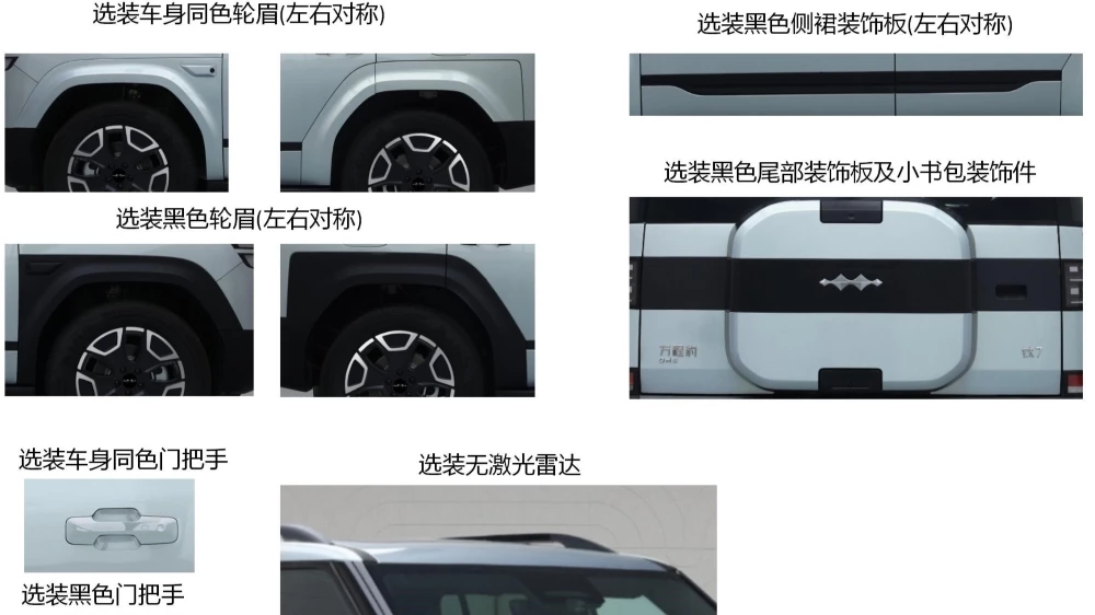 BYD FangChengBao Ti 7 дизайн диски