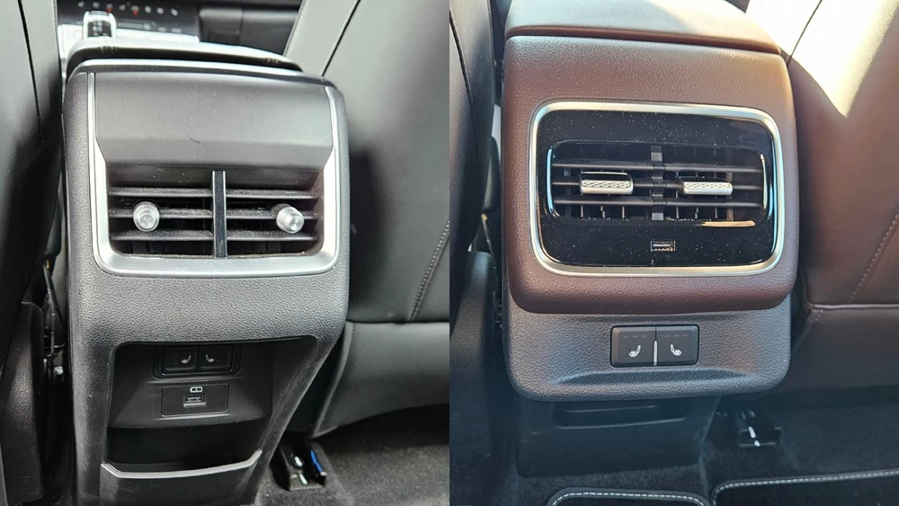 Xcite X-Cross 7 и Chery Tiggo 7L салон интерьер дефлекторы второй ряд